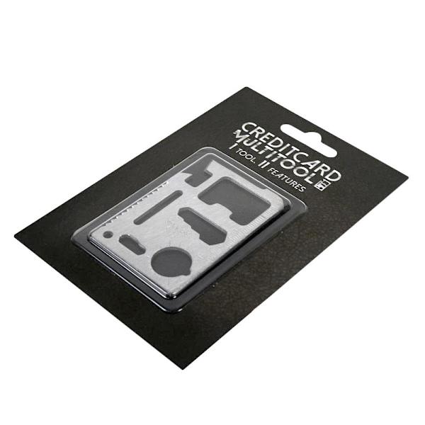 Credit Card Multitool - 11 Ominaisuutta Silver