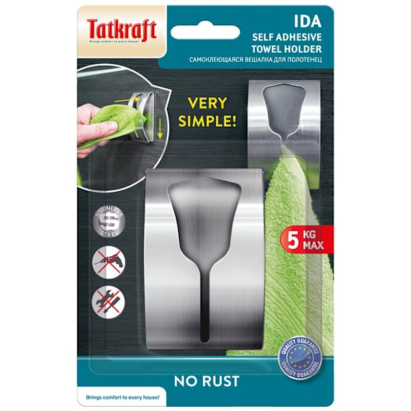 Tatkraft, Ida - 1x Handdukshängare Silver