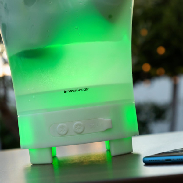 Sonice LED Isspand med Festhøjtaler White