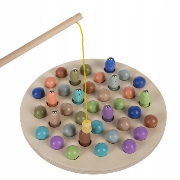 Magnetiskt Fiskespel multifärg