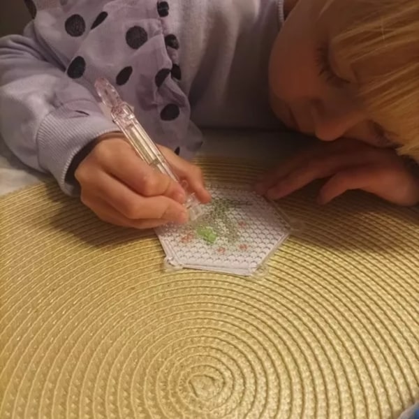 Vandperler 2800 stk - 24 farver med skabeloner