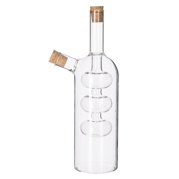 2-i-1 Flaska för olja och vinäger Transparent