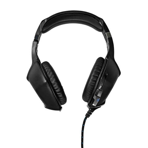 Gaming-headset, over-ear-LED-belysning Black