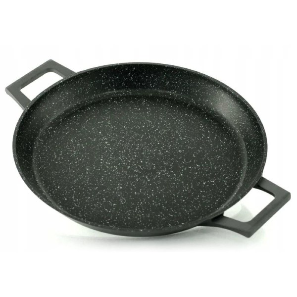 Paellapande med 2 gryder - 36 cm Black