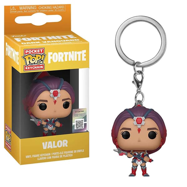 Fortnite, Pocket Pop! - Nyckelring - Valor multifärg