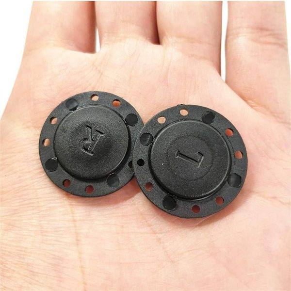 Magnetisk Knapp - Svart - 22 mm Svart