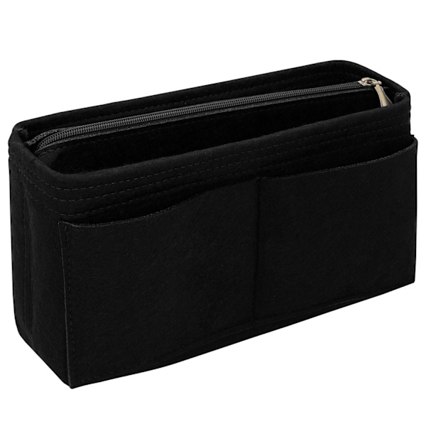 2x Taskeindsatser, Sort - Small Black Small