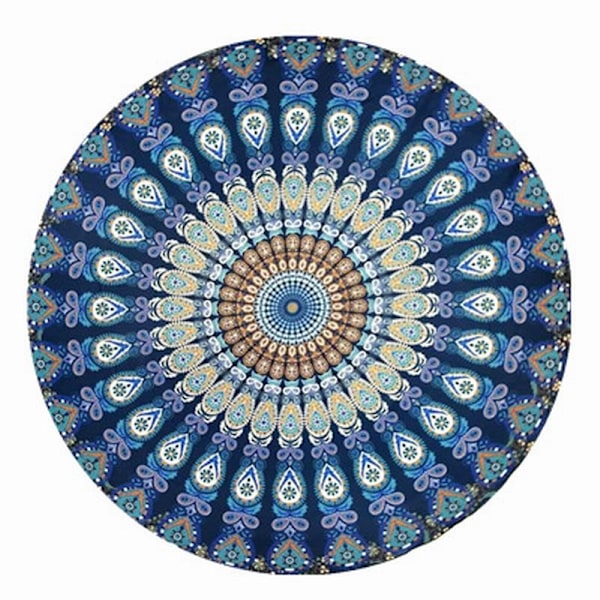 Mönstrad Strandsjal Wrap - #7 MultiColor Nr. 7