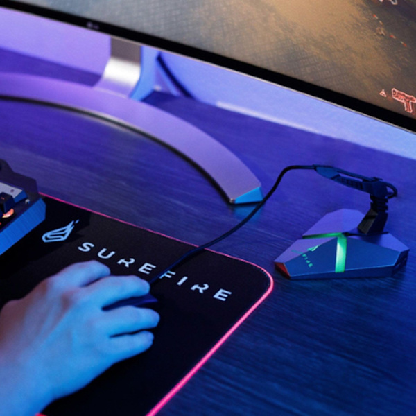 Multifunktionel Gaming Hub-3-i-1 Silver