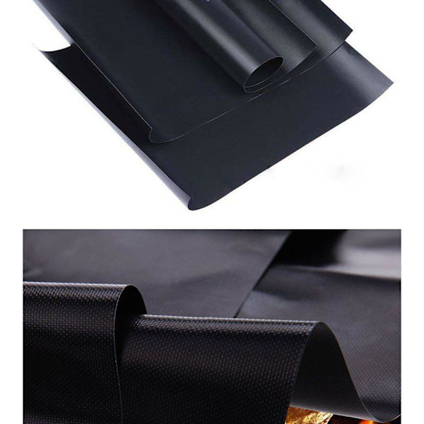 Taka/paista/grilli/uuni tarttumaton kangas-40 x 33 cm Black
