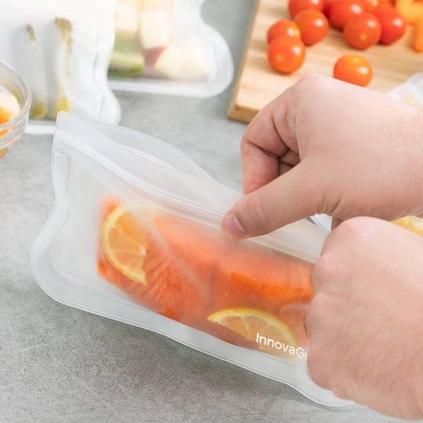 10x Opbevaringsposer - Freco Transparent