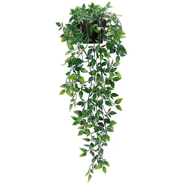 Simulaatio roikkuu vihreä kasvi - datura 65cm