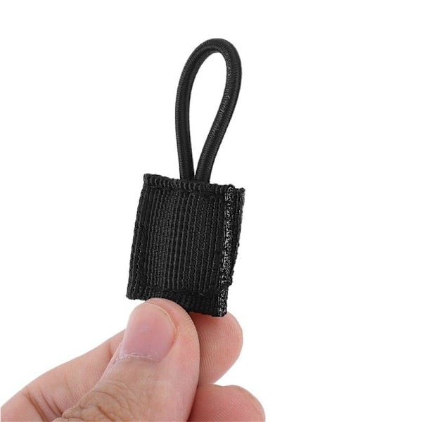 Kiinnitys reppuun - 5 kpl - musta Black
