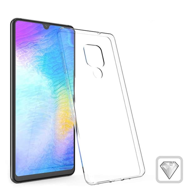 Huawei Mate 20 - Transparent silikonskal Transparent