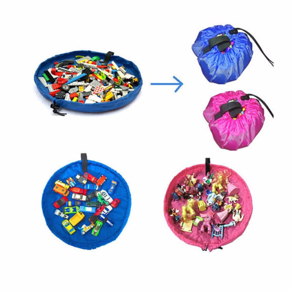 Opbevaringspose/legemåtte til legesager - Blå Blue