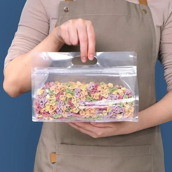 Smart taske til madopbevaring - silikone Transparent