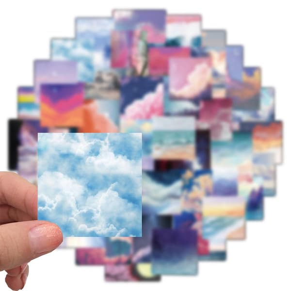 Tarrat - kauniit maisemat - 50 kpl Multicolor
