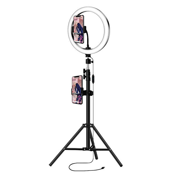 Northio, Ring Light (26 cm) -  Justerbart Stativ Black