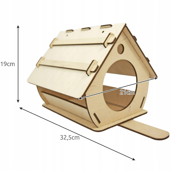 Fuglehus - DIY Brown