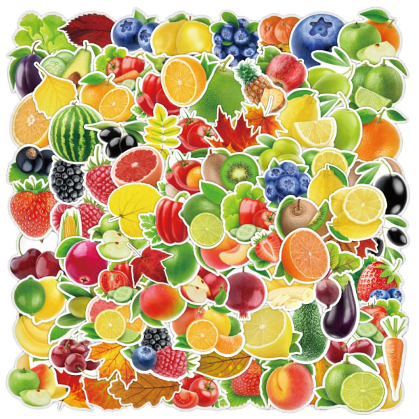 Mega Pack -tarroja - hedelmät ja vihannekset Multicolor
