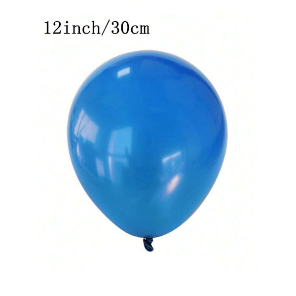 Latex balloner - mørkeblå - 20 stk Blue