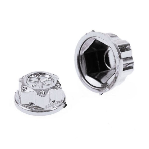 Ruuvisuoja moottoripyörään - 30 kpl - hopea Silver