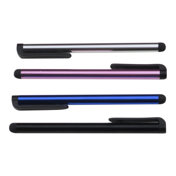 Stylus Touchpen i Metallisk Farve - 4-pack Multicolor
