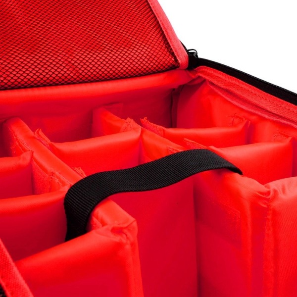 Kameraryggsäck med regnskydd - Röd Röd