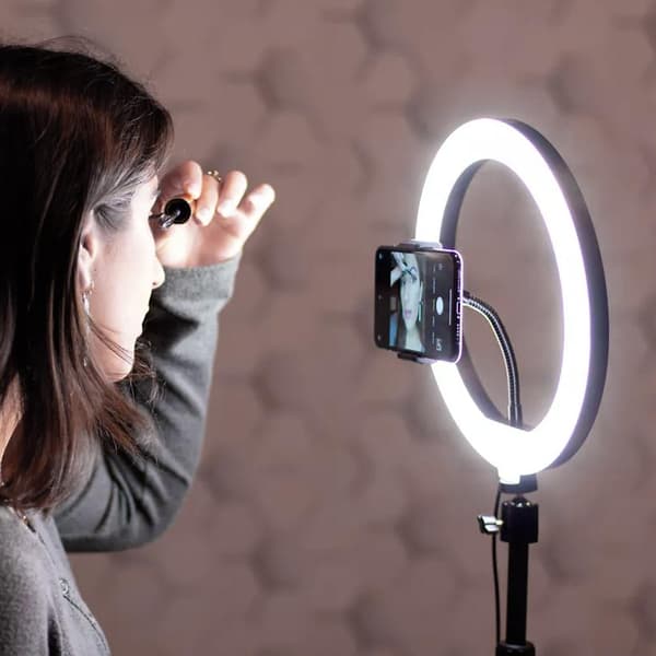 Northio, Ring Light (26 cm) -  Justerbart Stativ Black