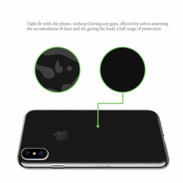 iPhone X/XS Cover - Transparent 0.5 mm Transparent