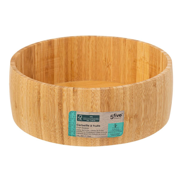 Bambufruktkorg 30 cm Beige
