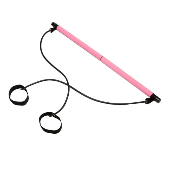 Træningsstang til Pilates - Lyserød Pink