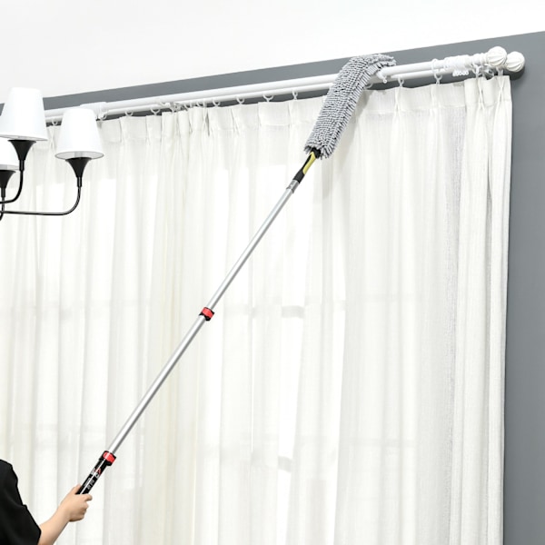Utdragbar Mikrofiber Dammborste 73-180 cm