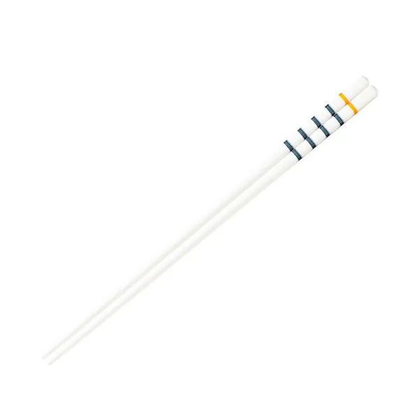 Spisepinde af porcelæn - luksuriøst design - 5 par White