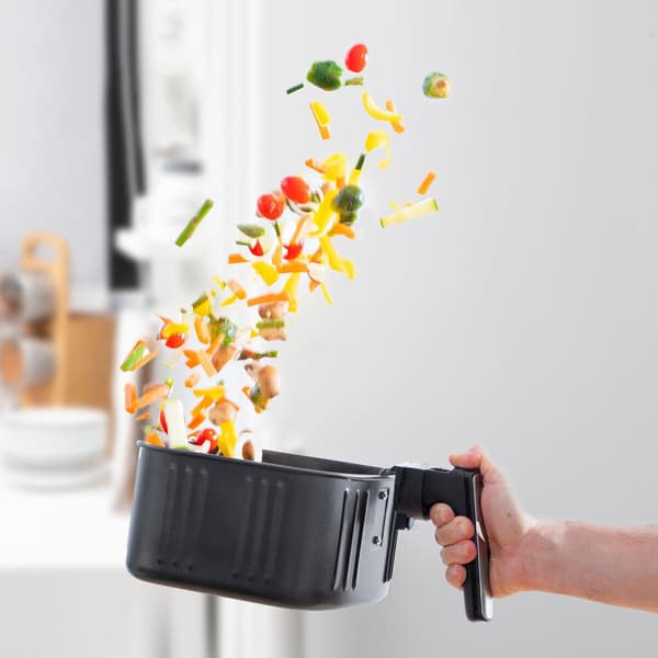 Öljytön rasvakeitin - 1700 W - 5,5 l Black
