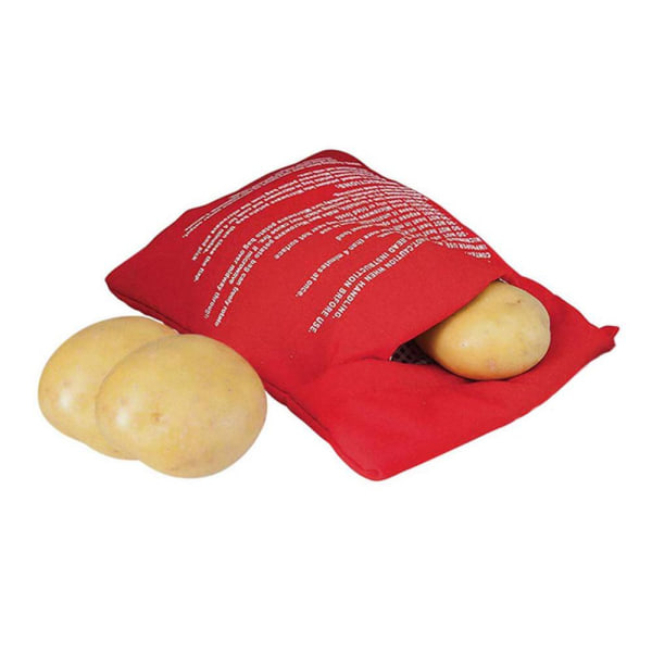Taske til mikroovnbagte kartofler Red