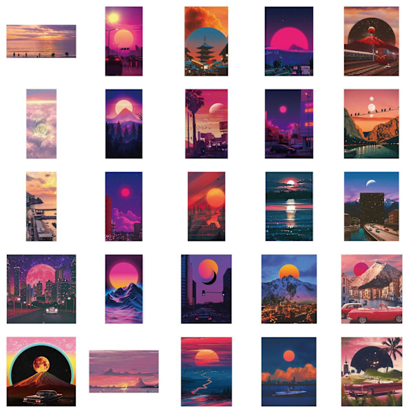 Tarrapakkaus - auringonlasku Multicolor