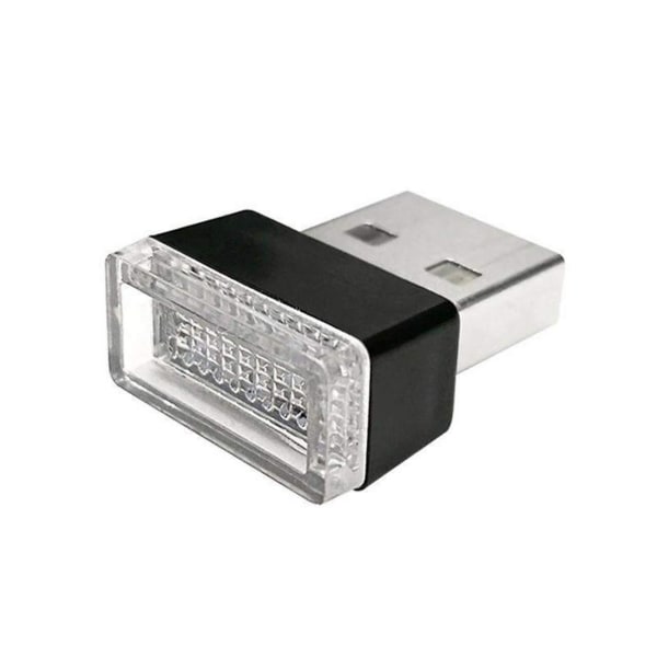 Mini USB-lampe med LED - Hvid Black
