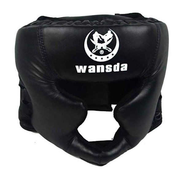 Hjelm til Kickboxing, 50-60 cm - Sort Blue