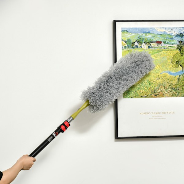 Utdragbar Mikrofiber Dammborste 73-180 cm