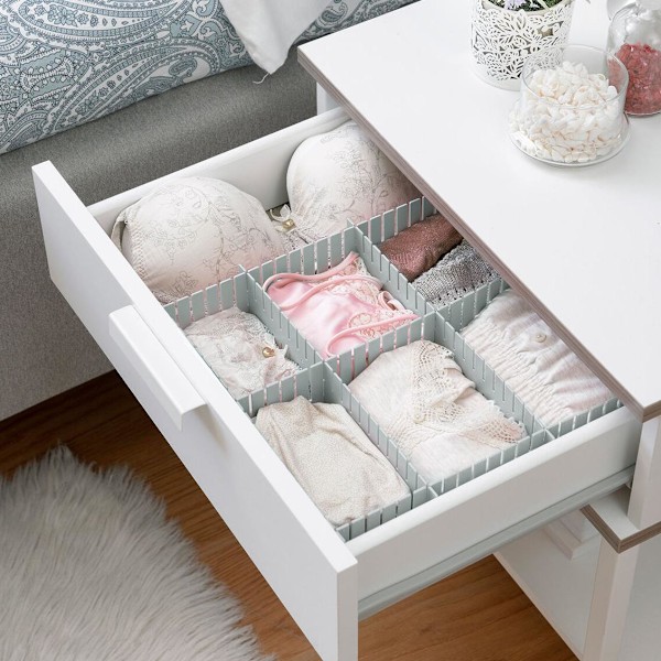 16x Jakajat Laatikoihin Grey
