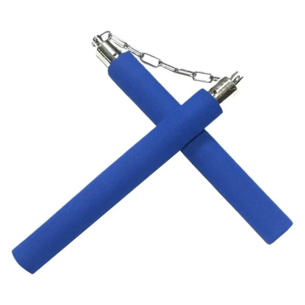 Vaahtomuoviset nunchakut lapsille - sininen Blue