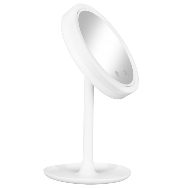 Makeup spejl med LED belysning og ventilator White