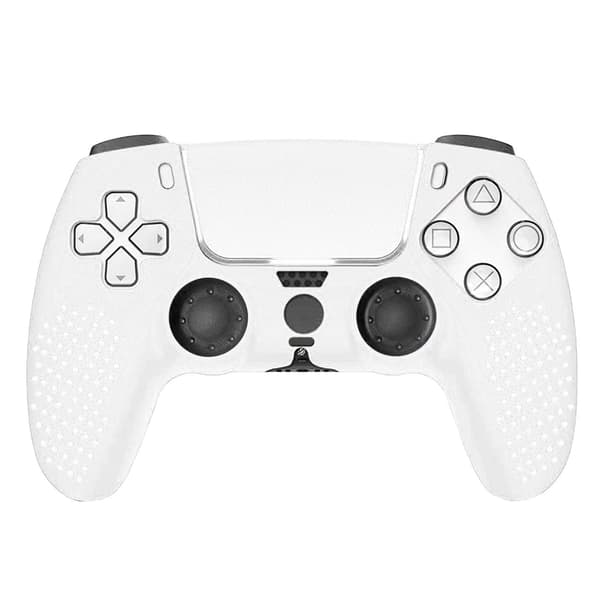 Silikongrepp - Sony PS5 DualSense - Vit Vit