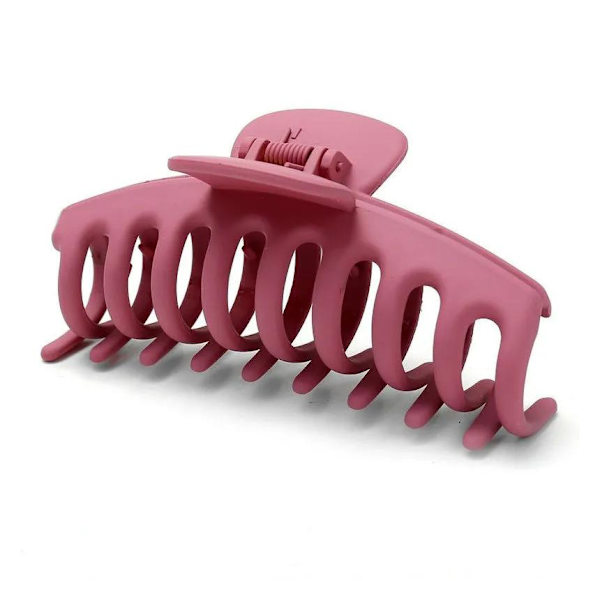 Hårspænde xl - pink - 5 stk Red