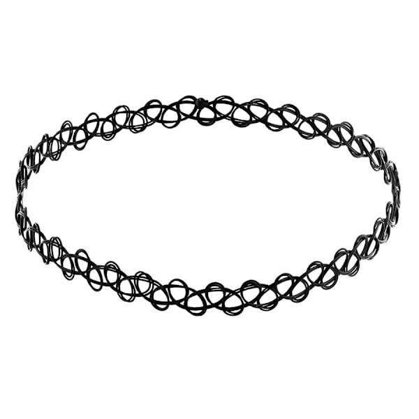 Choker Necklace / Halsband - One Size Svart