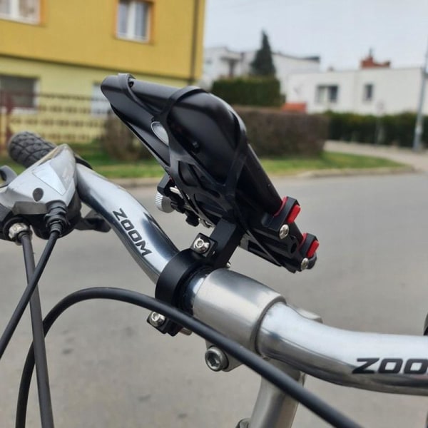 Yleiskäyttöinen kännykkäteline polkupyörälle Black