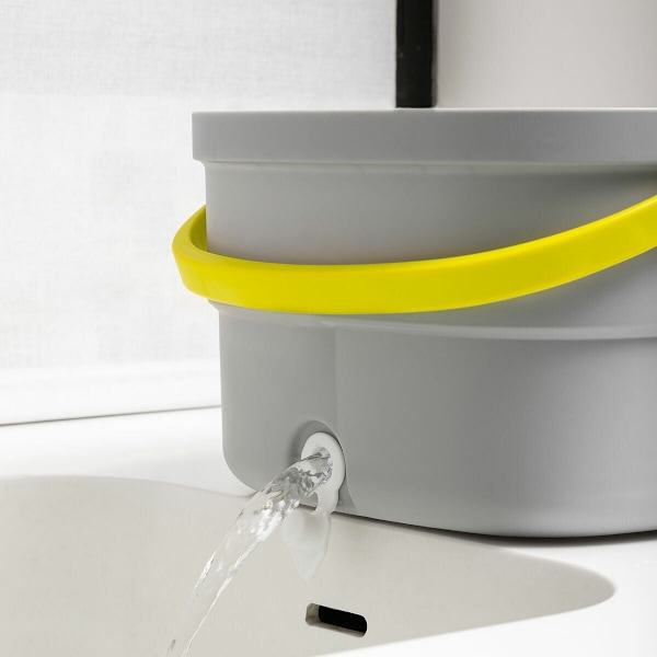 Itsepuhdistuva moppi, jossa on vedenerotusämpäri Multicolor