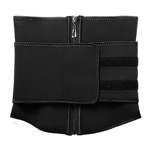 Waist Trainer Tarranauhalla, Musta - XXL Black XXL