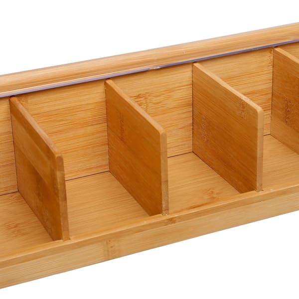 Förvaringslåda med 5 Fack i Bambu Bamboo